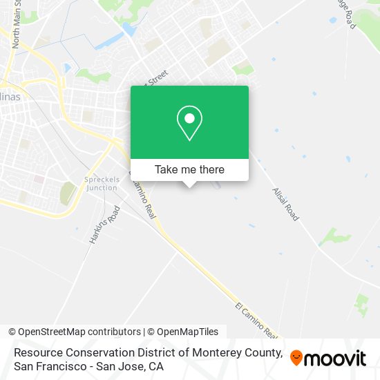 Resource Conservation District of Monterey County map