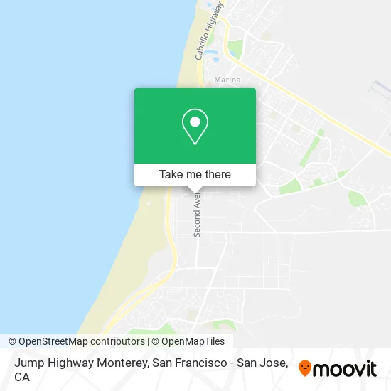 Jump Highway Monterey map