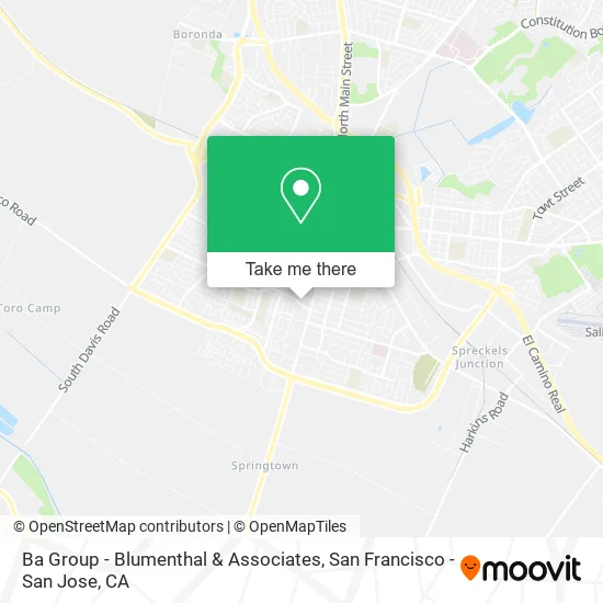 Ba Group - Blumenthal & Associates map