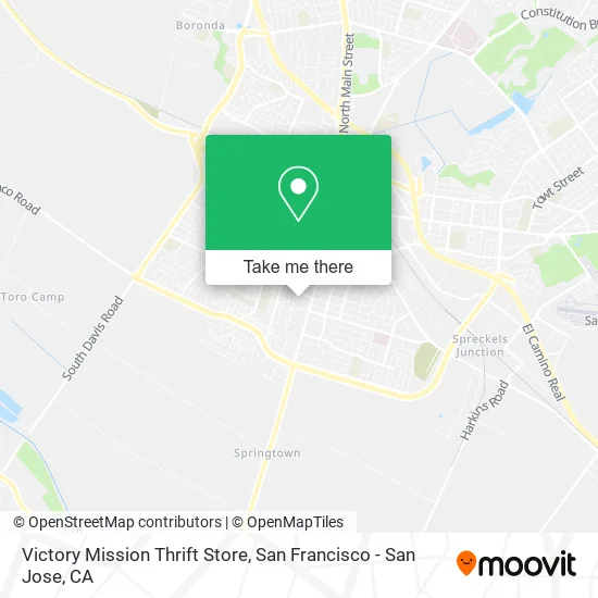 Victory Mission Thrift Store map