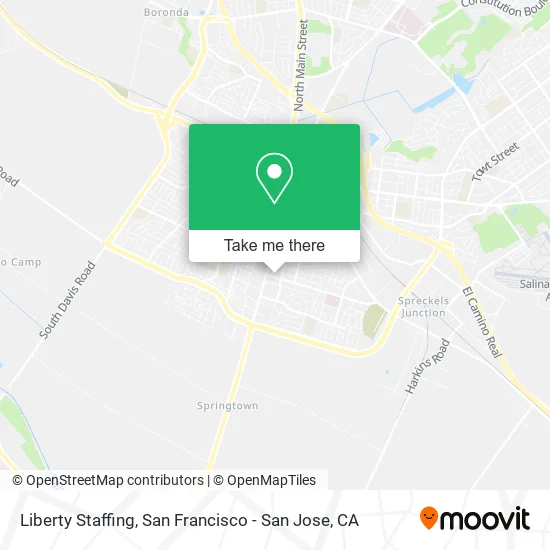 Liberty Staffing map