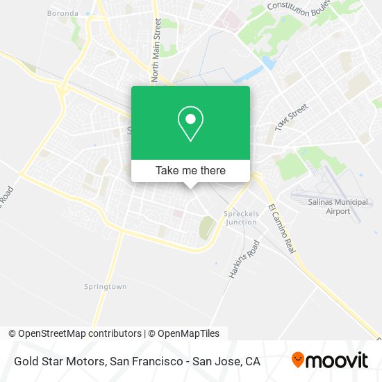 Gold Star Motors map