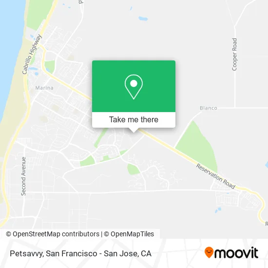 Petsavvy map