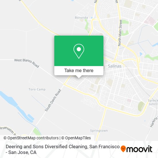 Mapa de Deering and Sons Diversified Cleaning