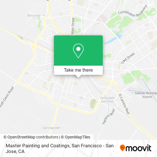 Master Painting and Coatings map