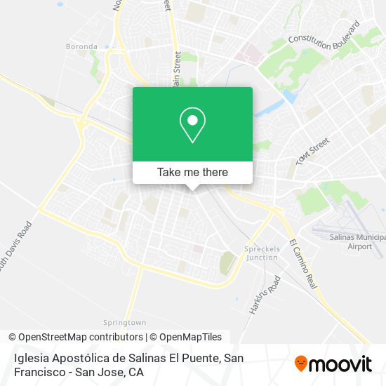 Mapa de Iglesia Apostólica de Salinas El Puente