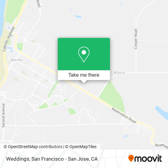 Weddings map