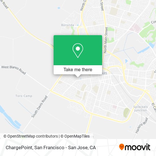 ChargePoint map