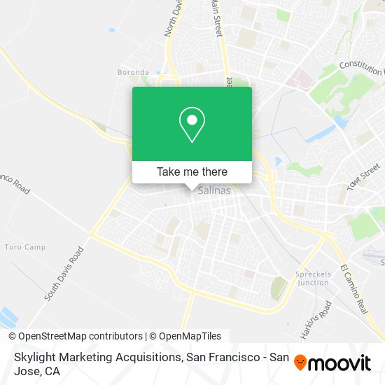 Skylight Marketing Acquisitions map