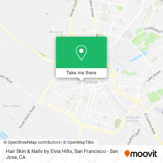 Mapa de Hair Skin & Nails by Elvia Hilts