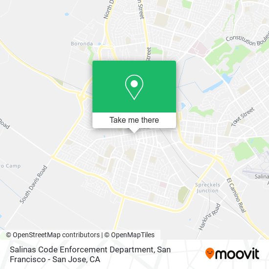 Mapa de Salinas Code Enforcement Department