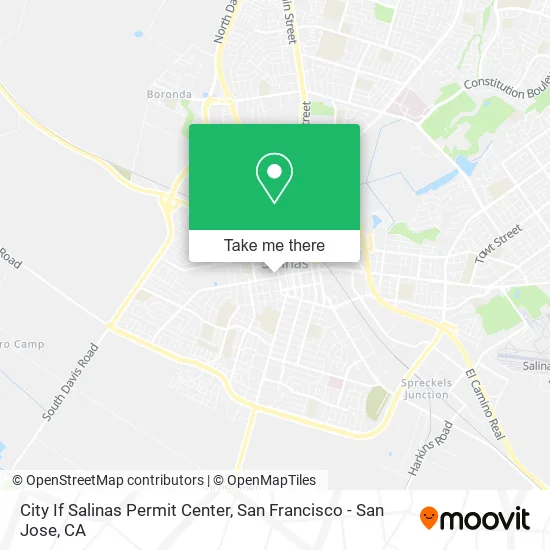 Mapa de City If Salinas Permit Center