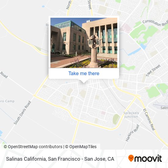 Salinas California map