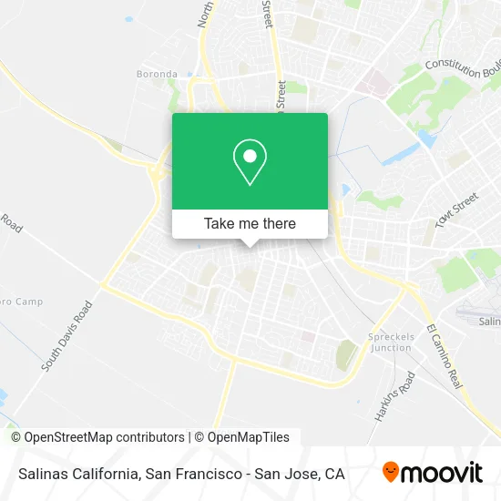 Mapa de Salinas California