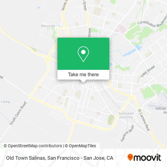 Mapa de Old Town Salinas