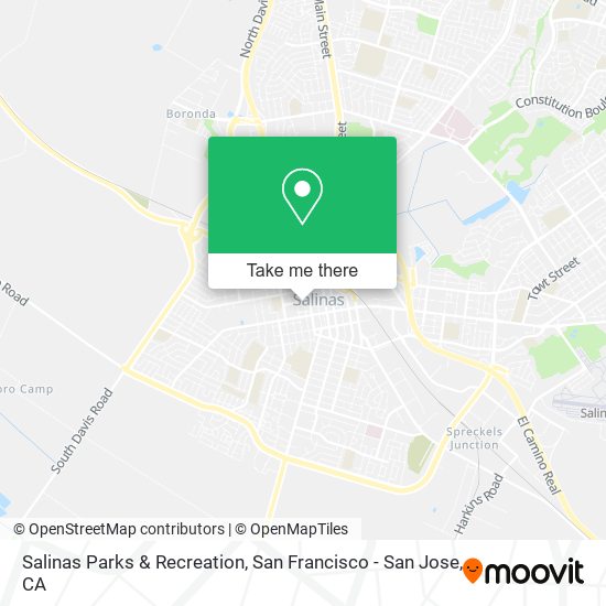 Salinas Parks & Recreation map
