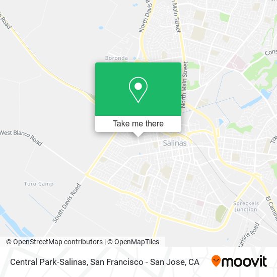 Central Park-Salinas map