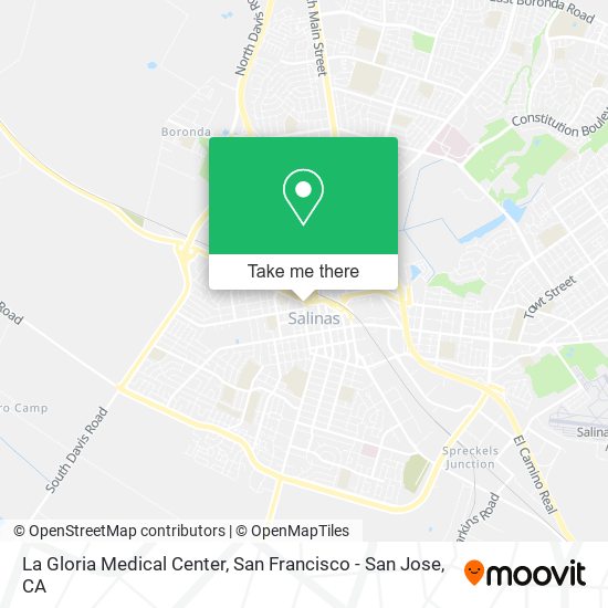 La Gloria Medical Center map