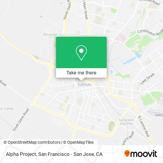 Alpha Project map