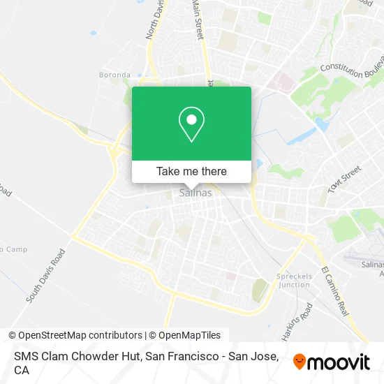 Mapa de SMS Clam Chowder Hut