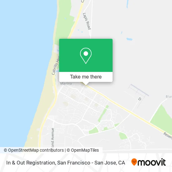 In & Out Registration map