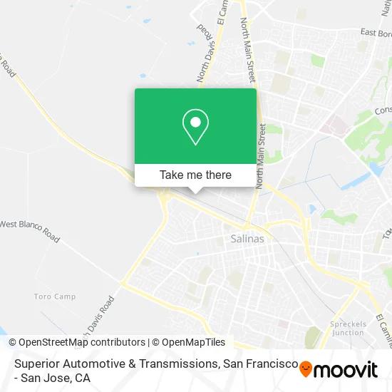 Superior Automotive & Transmissions map
