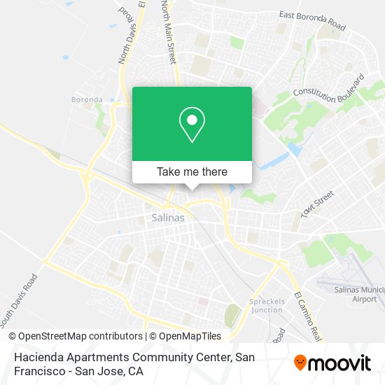 Mapa de Hacienda Apartments Community Center
