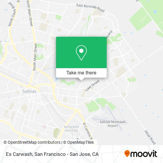 Mapa de Es Carwash