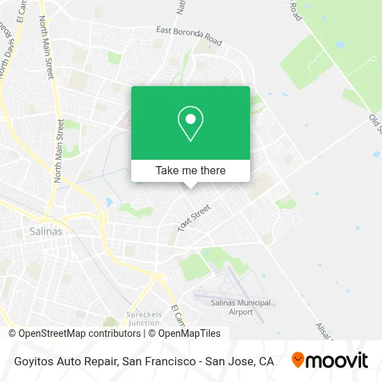 Goyitos Auto Repair map