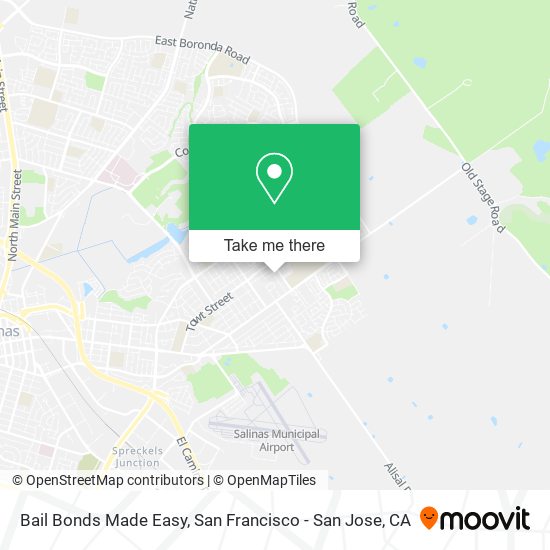 Bail Bonds Made Easy map