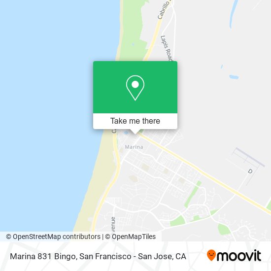 Mapa de Marina 831 Bingo