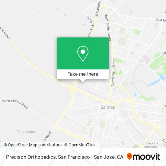 Precison Orthopedics map