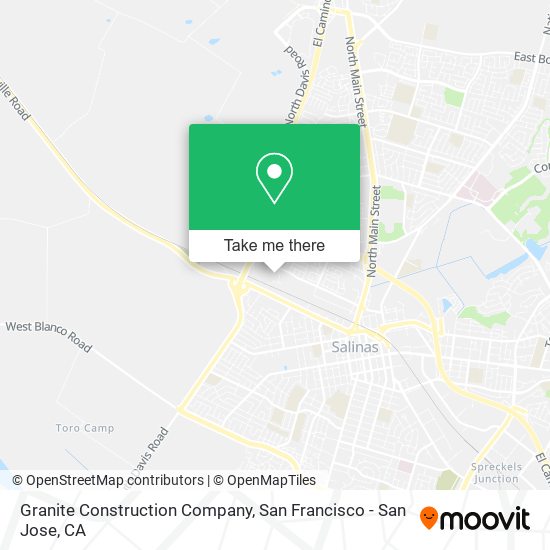 Granite Construction Company map