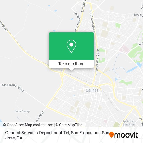 Mapa de General Services Department Tel