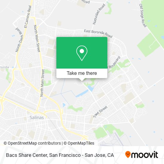 Mapa de Bacs Share Center