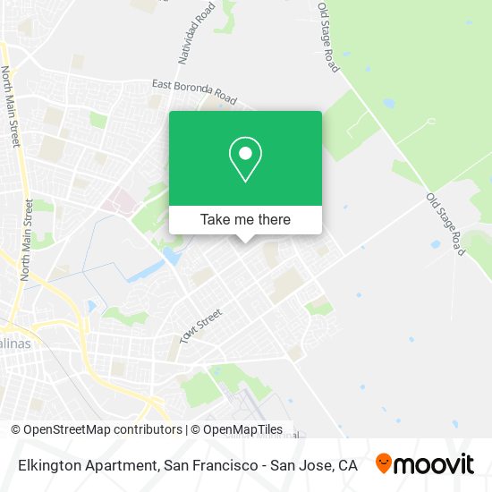 Elkington Apartment map