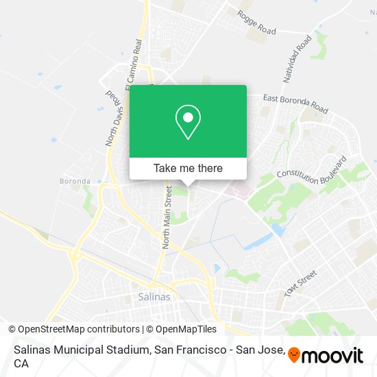 Mapa de Salinas Municipal Stadium