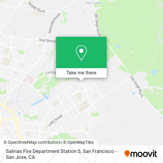 Salinas Fire Department Station 5 map