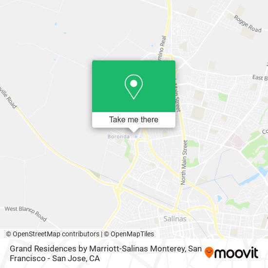 Mapa de Grand Residences by Marriott-Salinas Monterey