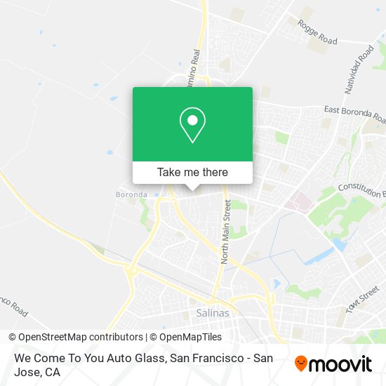 We Come To You Auto Glass map