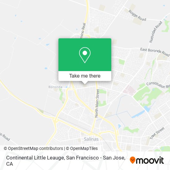 Continental Little Leauge map