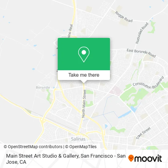 Main Street Art Studio & Gallery map