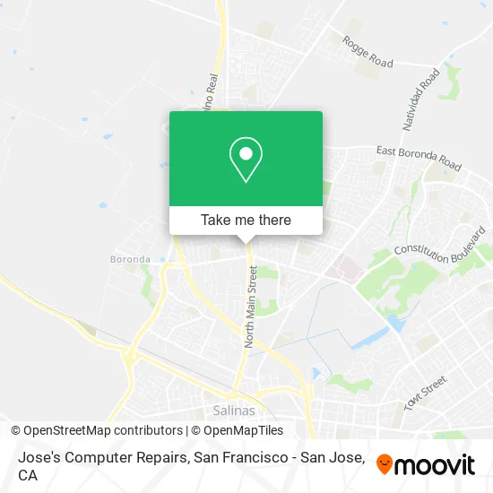 Jose's Computer Repairs map