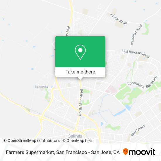 Farmers Supermarket map