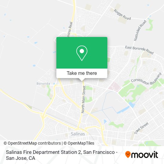 Salinas Fire Department Station 2 map