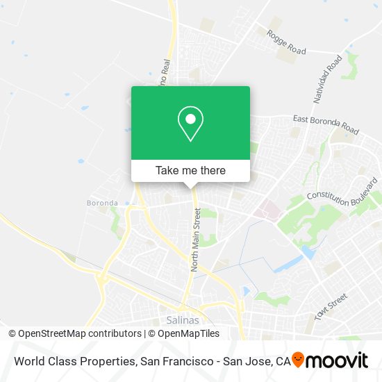 World Class Properties map