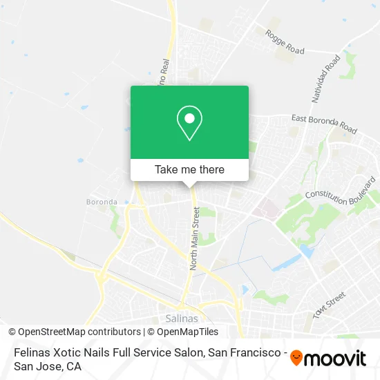 Mapa de Felinas Xotic Nails Full Service Salon