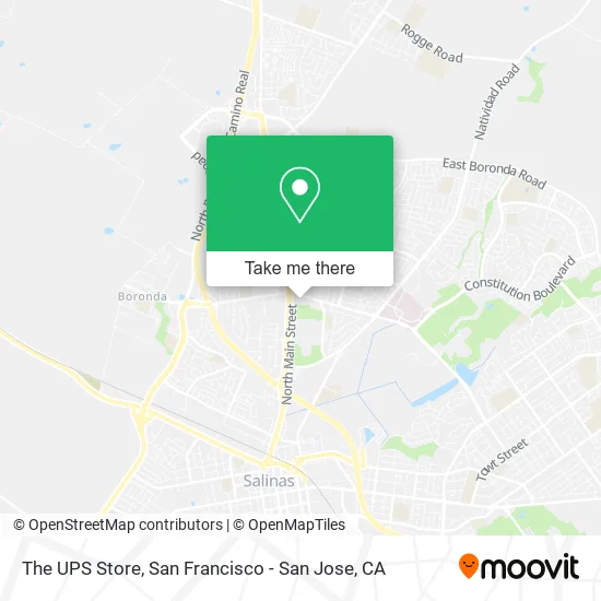 The UPS Store map