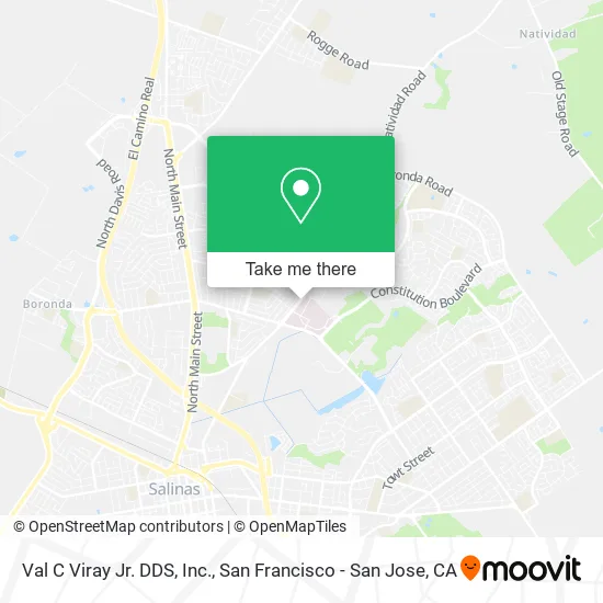 Val C Viray Jr. DDS, Inc. map