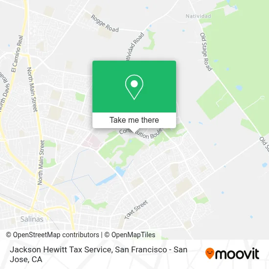 Jackson Hewitt Tax Service map